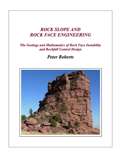The front cover image of the geotechnical book entitled 